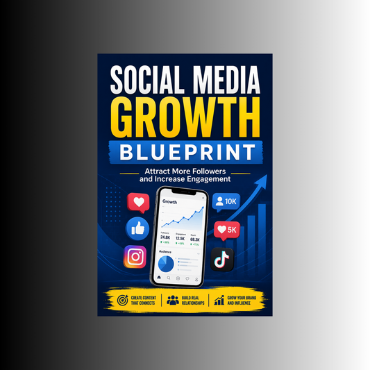 Social Media Growth Blueprint: Attract More Followers and Increase Engagement eBook (PLR)